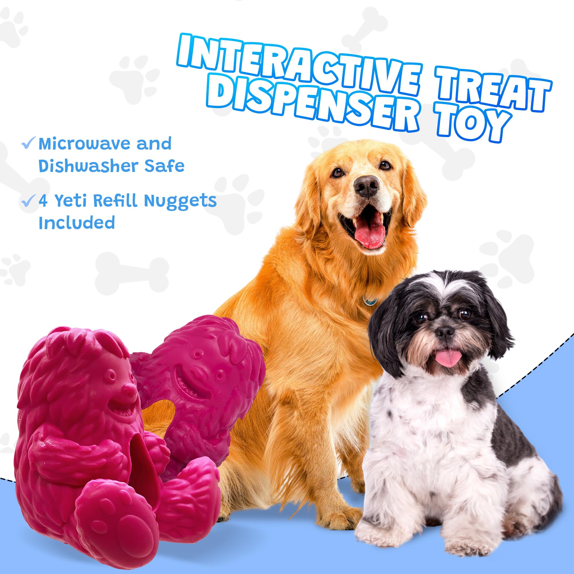 Yeti Puff and Play: juguete para perro en color azul para variedad