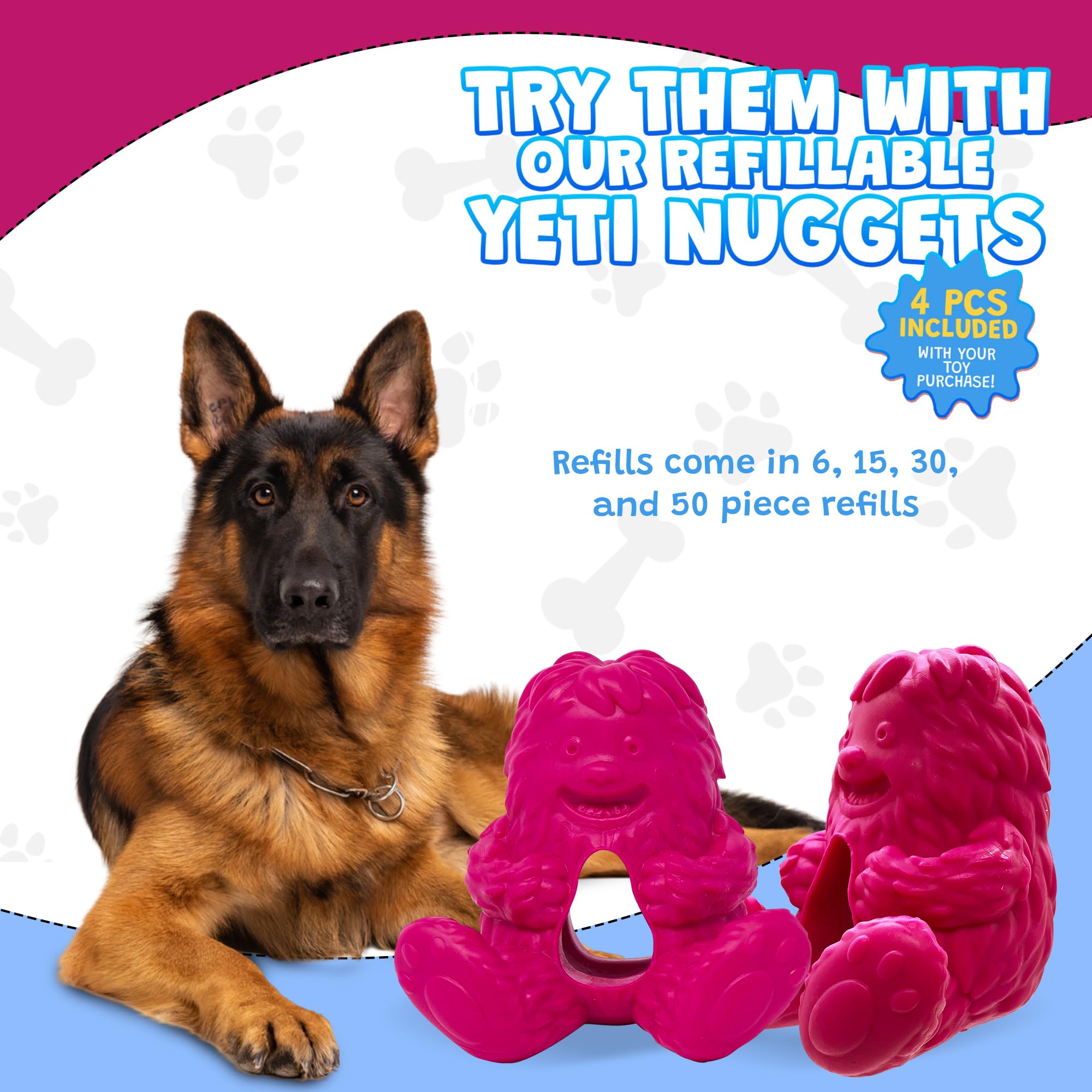 Yeti Puff and Play: juguete para perro en color verde para estimular juego