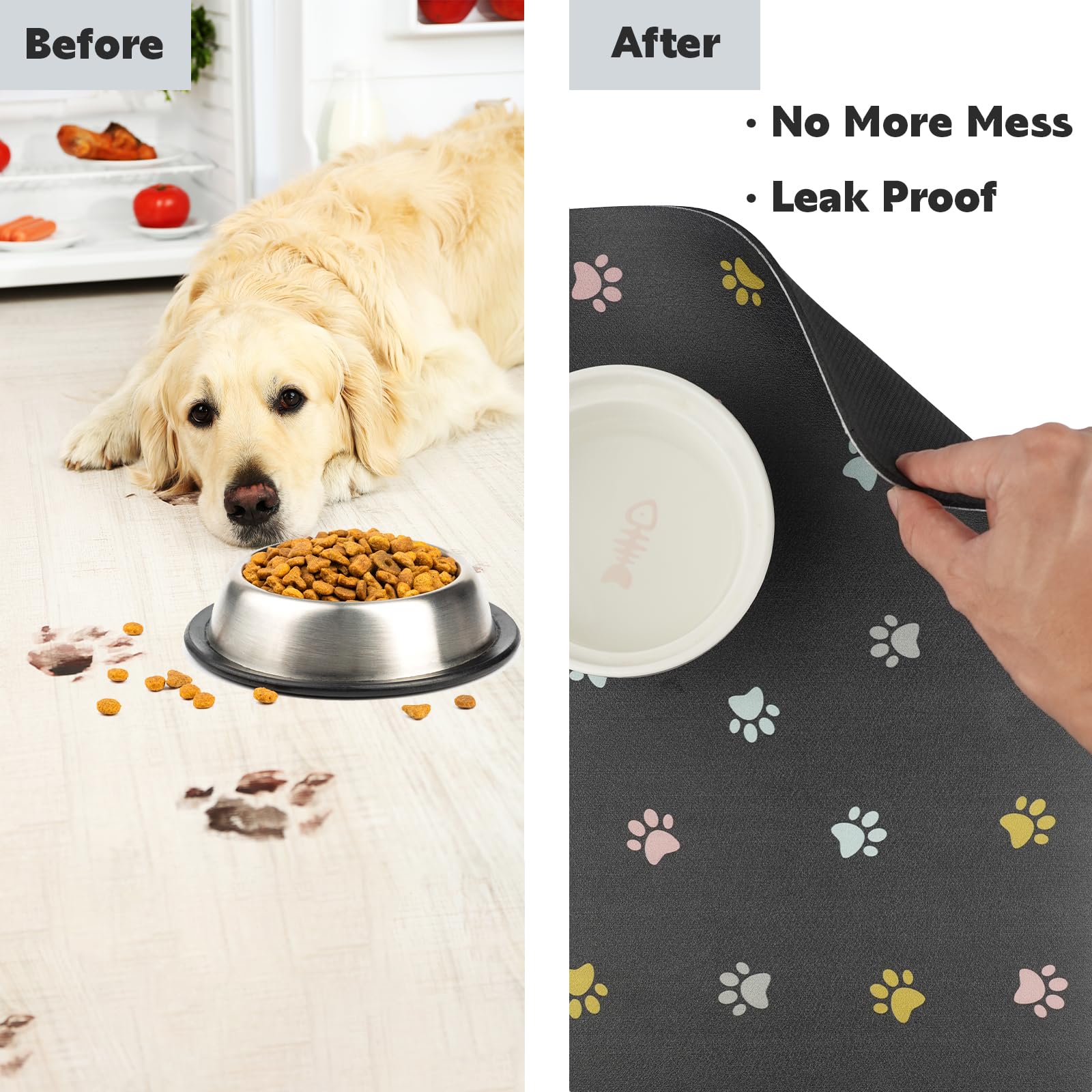 Yetstock mat fácil de limpiar y guardar, ideal para hogares ocupados