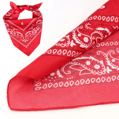 Bandana paisley rojo Yewong para mascota, estilo clásico y duradero.