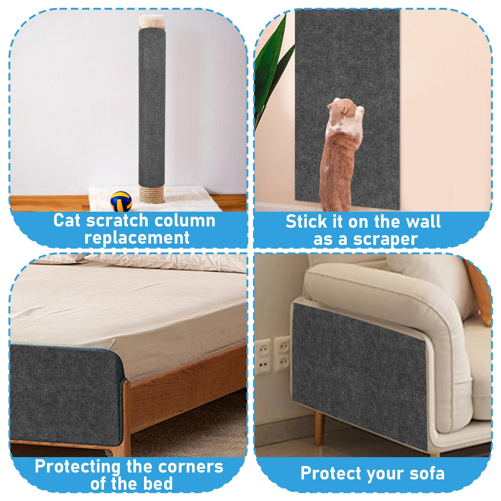 YEXEXINM protector sofá rasca-gato material seguro y duradero