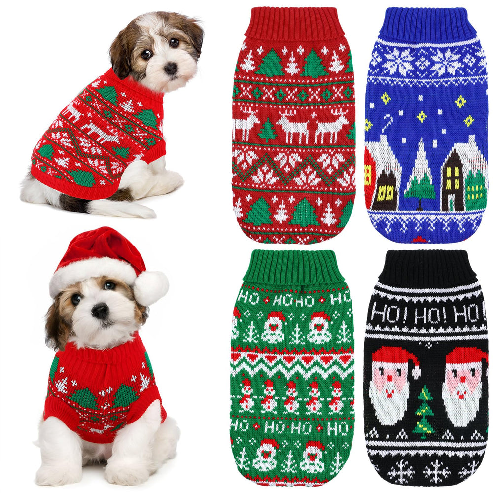 Yeyeplum suéter navidad perro Santa, ideal para sesiones festivas y paseos invernales