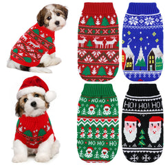 Yeyeplum suéter navidad perro Santa, ideal para sesiones festivas y paseos invernales