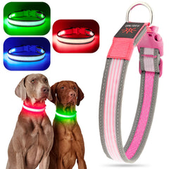 Collar YFbrite con ajuste total cómodo para perros de todas las tallas.