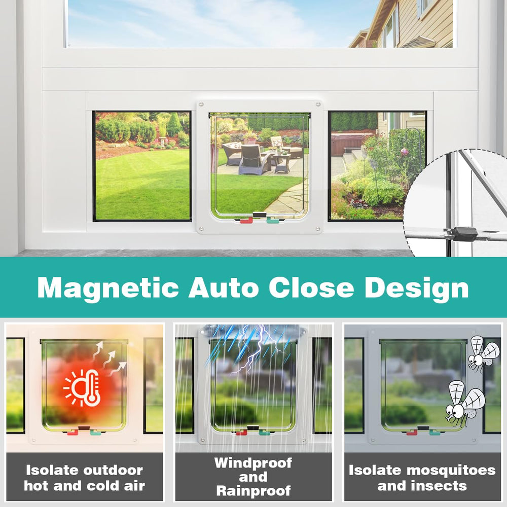 YGNNJY diseño de sellado magnético ahorra energía y mantiene insectos fuera.