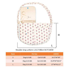 YHSHYZH Floral Sling Portador, vista trasera, diseño cómodo para usar todo el día.