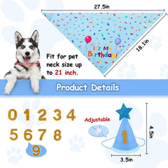 Bandana Yicostar para perros, doble cara, útil para distintos estilos.