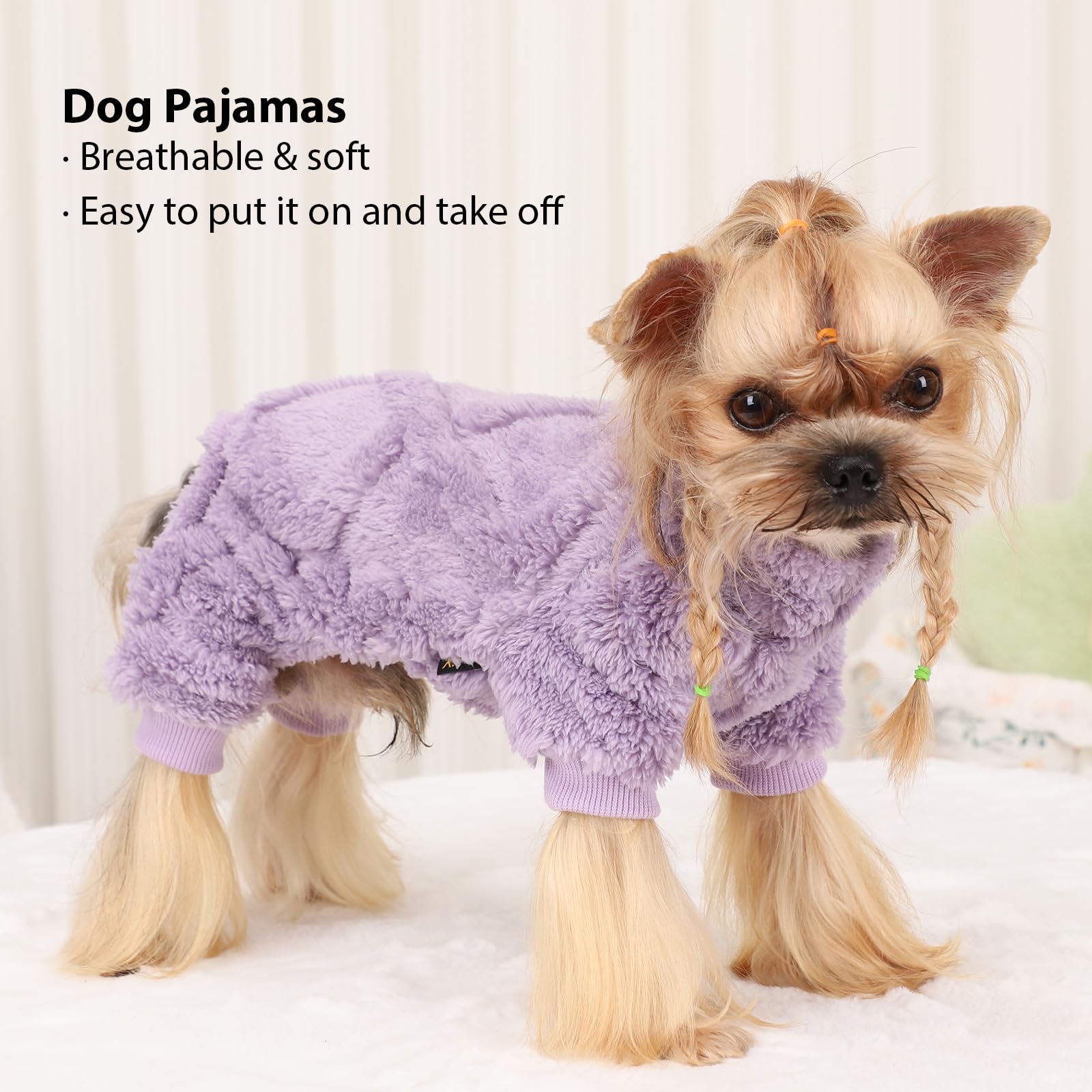 Pijama Yikeyo para chihuahua y yorkie, uso diario y cómodo.