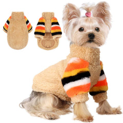 Yikeyo sudadera para perros pequeños, frente, ideal para paseos diarios en clima frío.