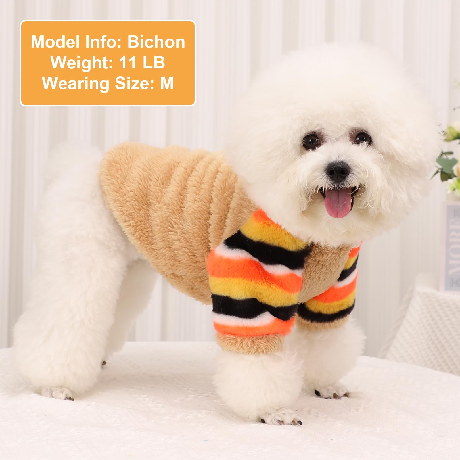 Yikeyo sudadera para perros pequeños, lavado a máquina, cuidado sencillo.