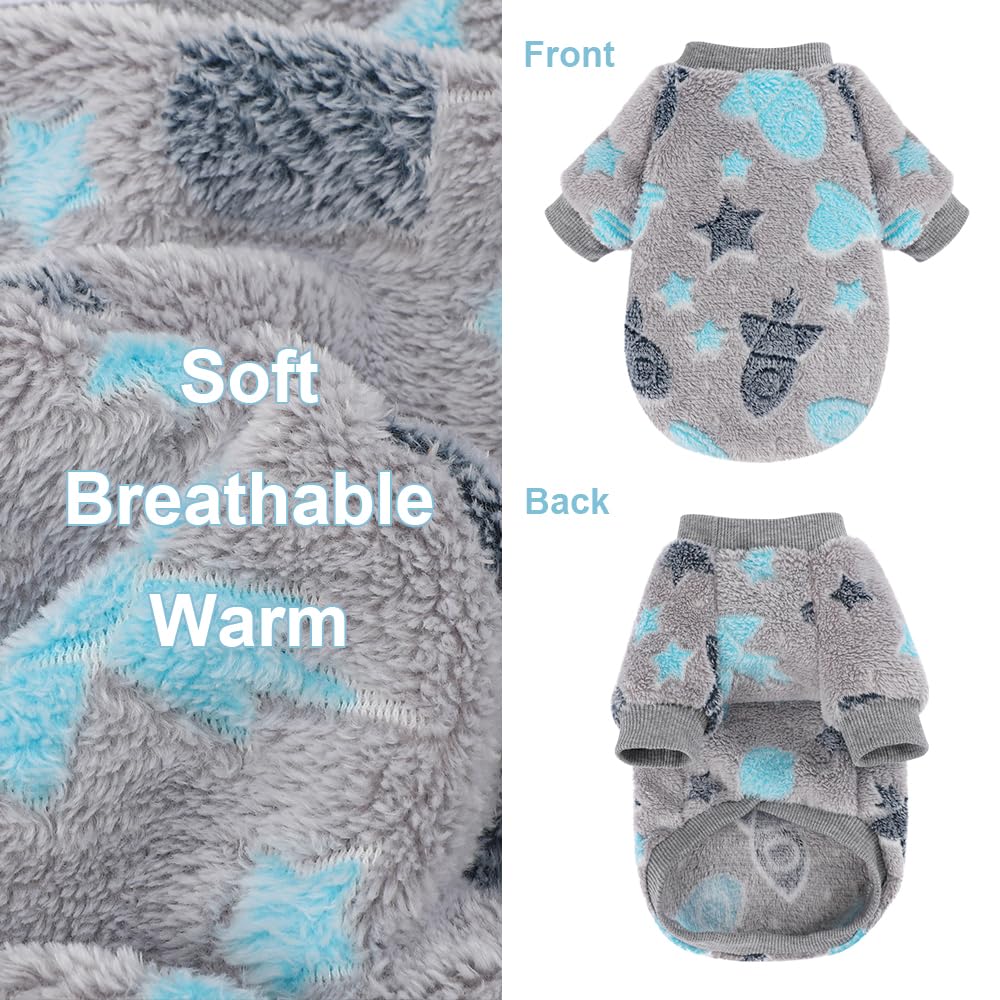 Tejido polar suave de la sudadera Yikeyo para perro en rosa