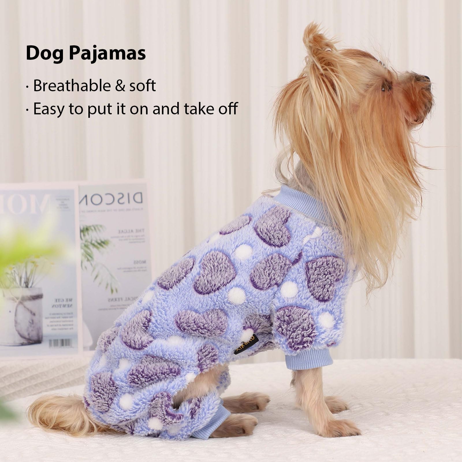 Sueter Yikeyo para perro pequeño, cuello cómodo y seguro