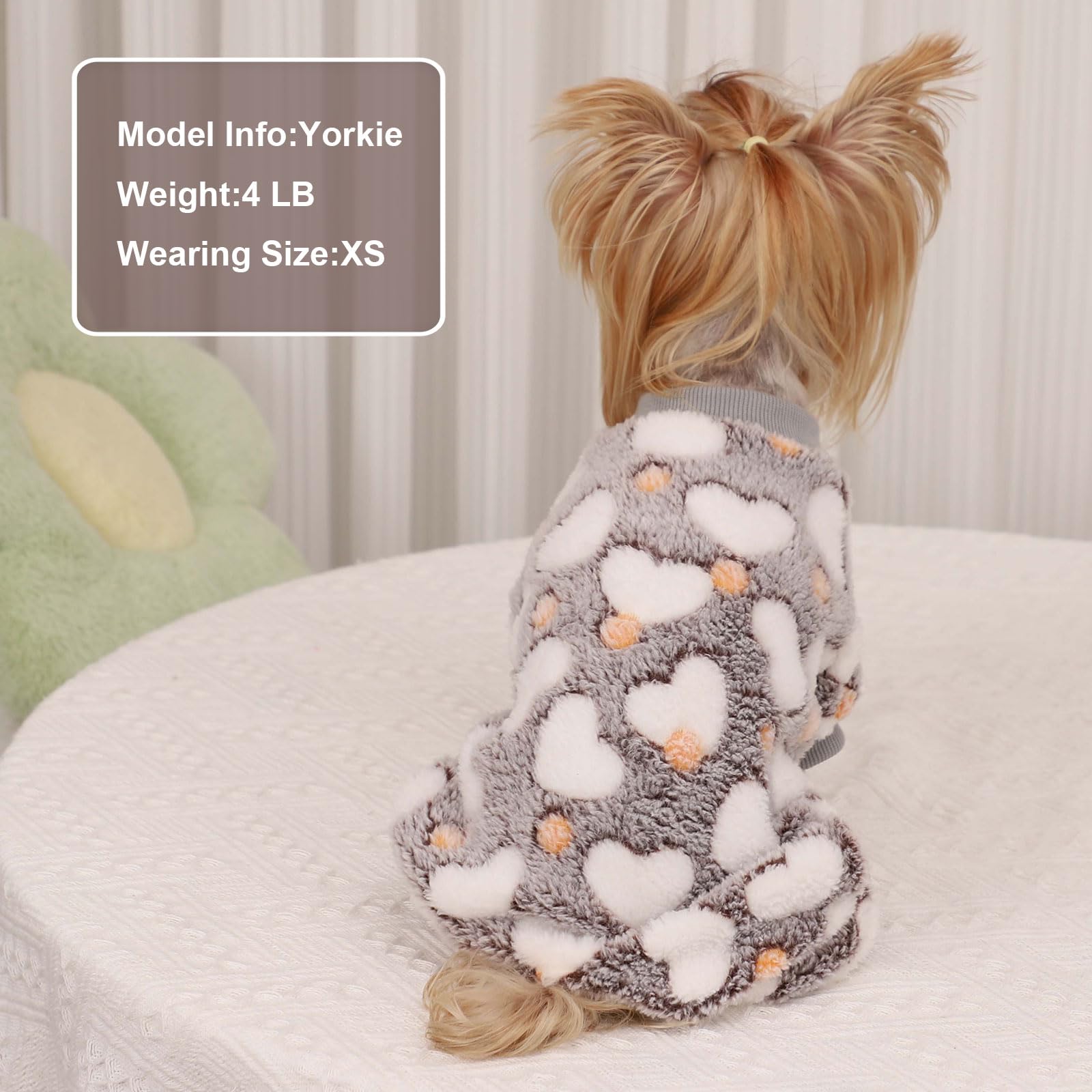 Yikeyo suéter para perro pequeño, detalle cuello suave para mayor confort.