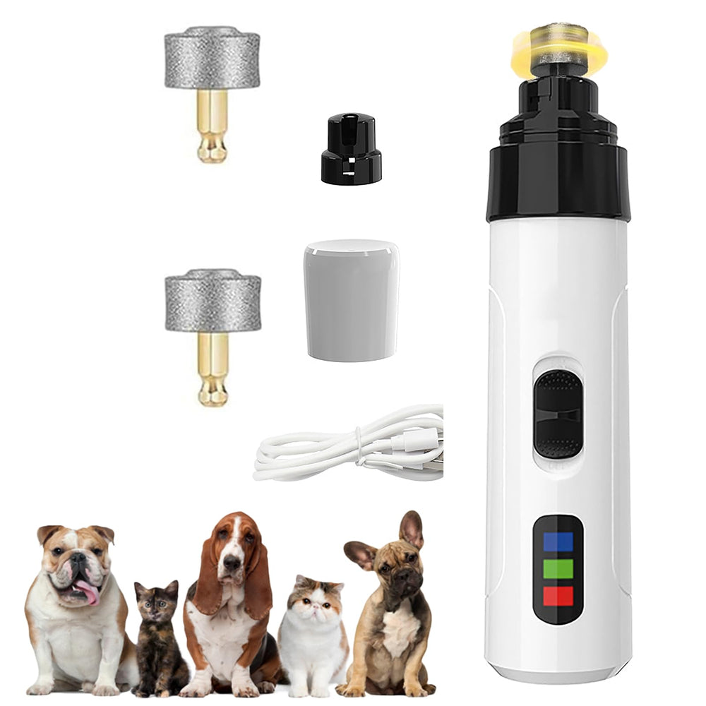 Lijadora de uñas para perros Yikuhot, doble velocidad para control.