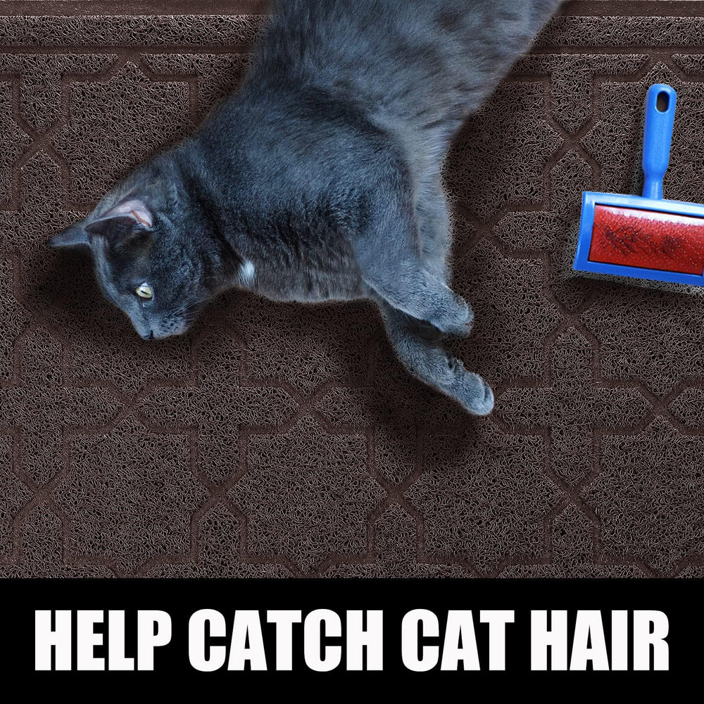 Alfombra Yimobra para gatos, antideslizante, mantiene la caja estable.