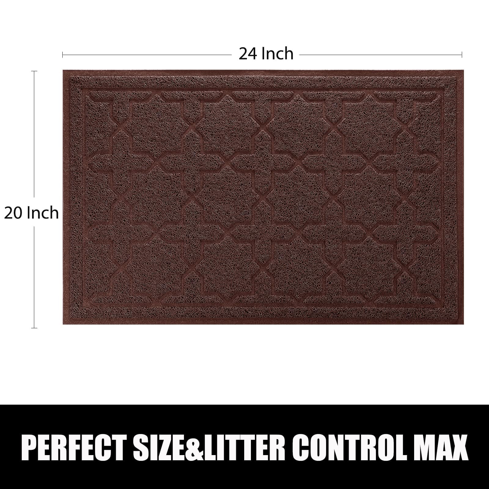 Ideal bajo la caja de arena, reduce desorden en el suelo.