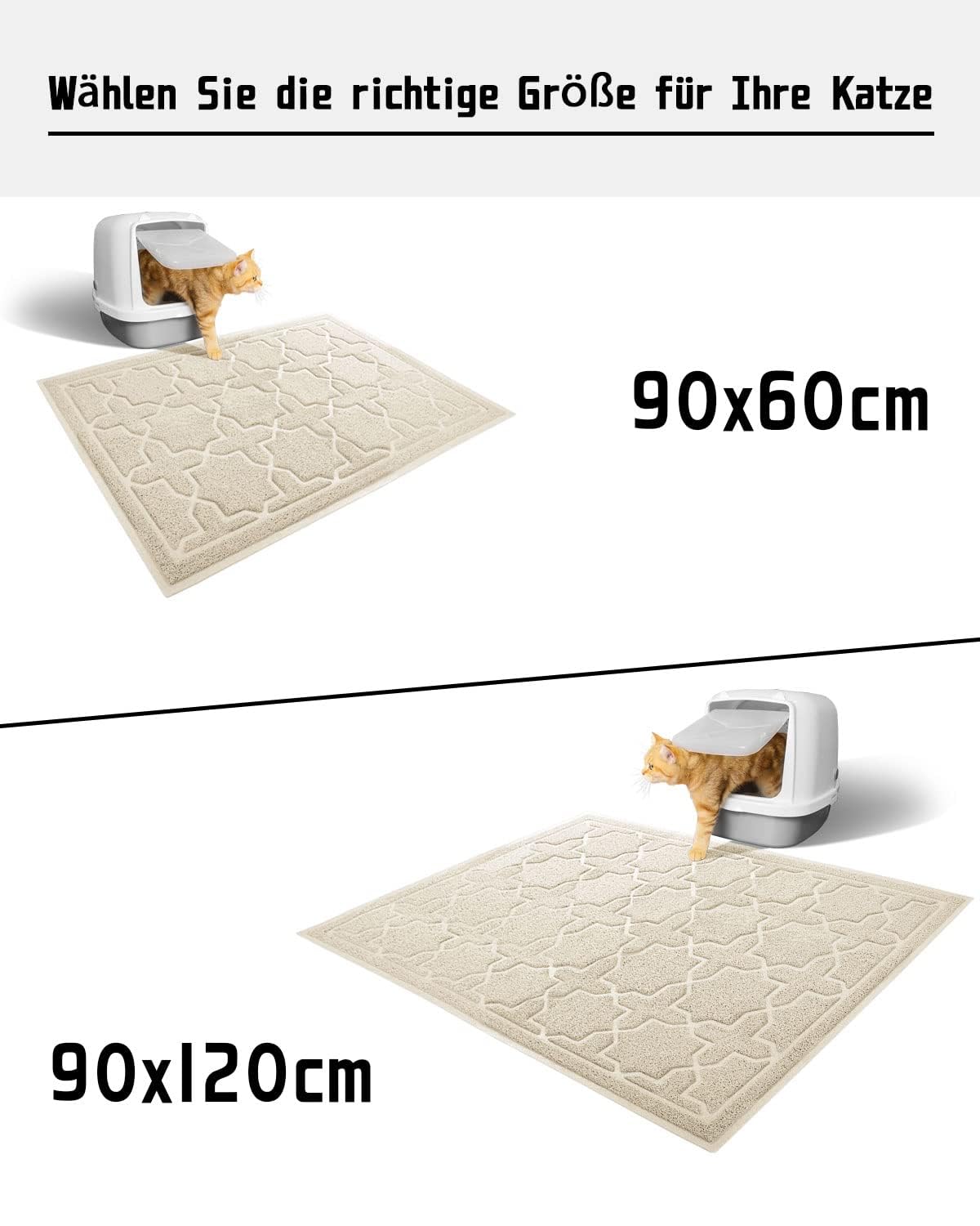 Fácil limpieza de la alfombrilla Yimobra para arena