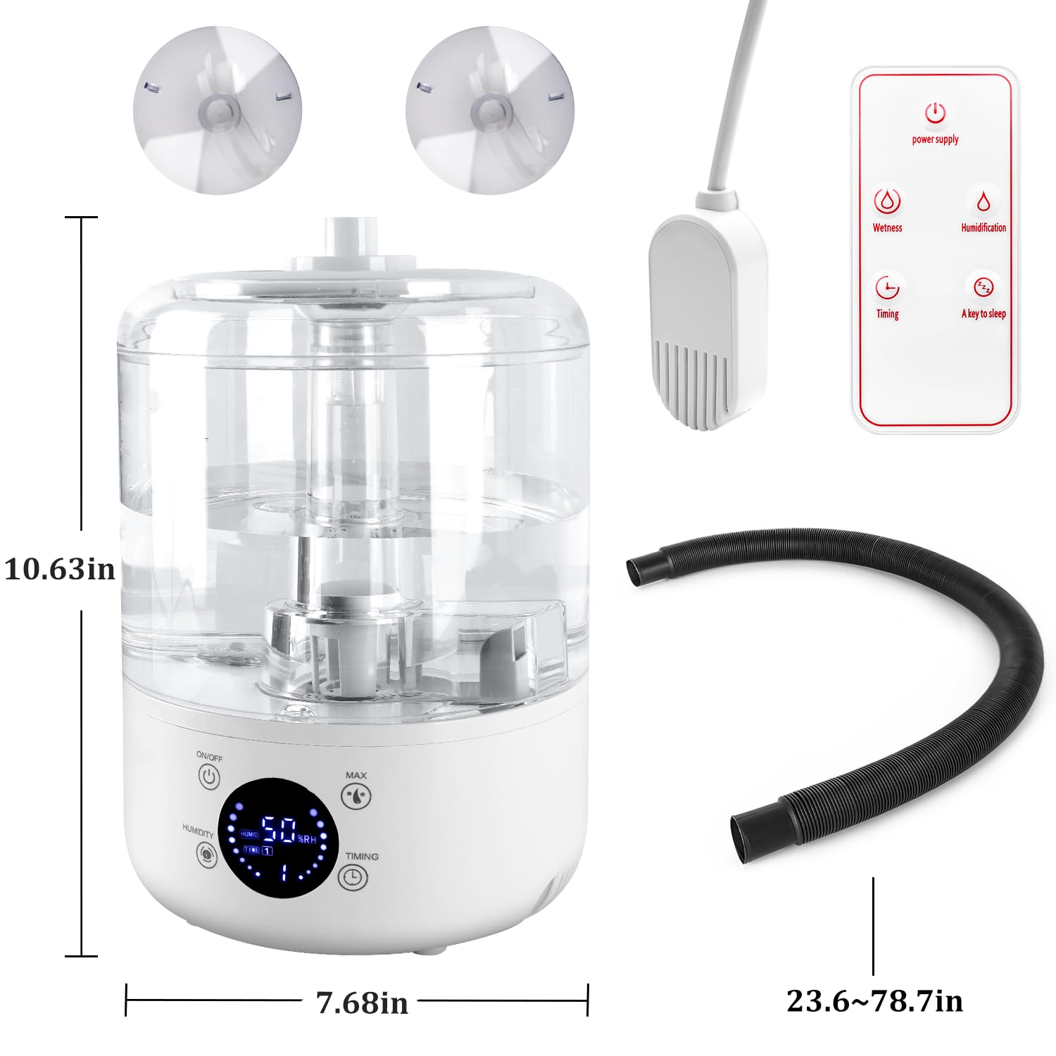 YINDUZ humidificador reptil apagado automático al quedarse sin agua