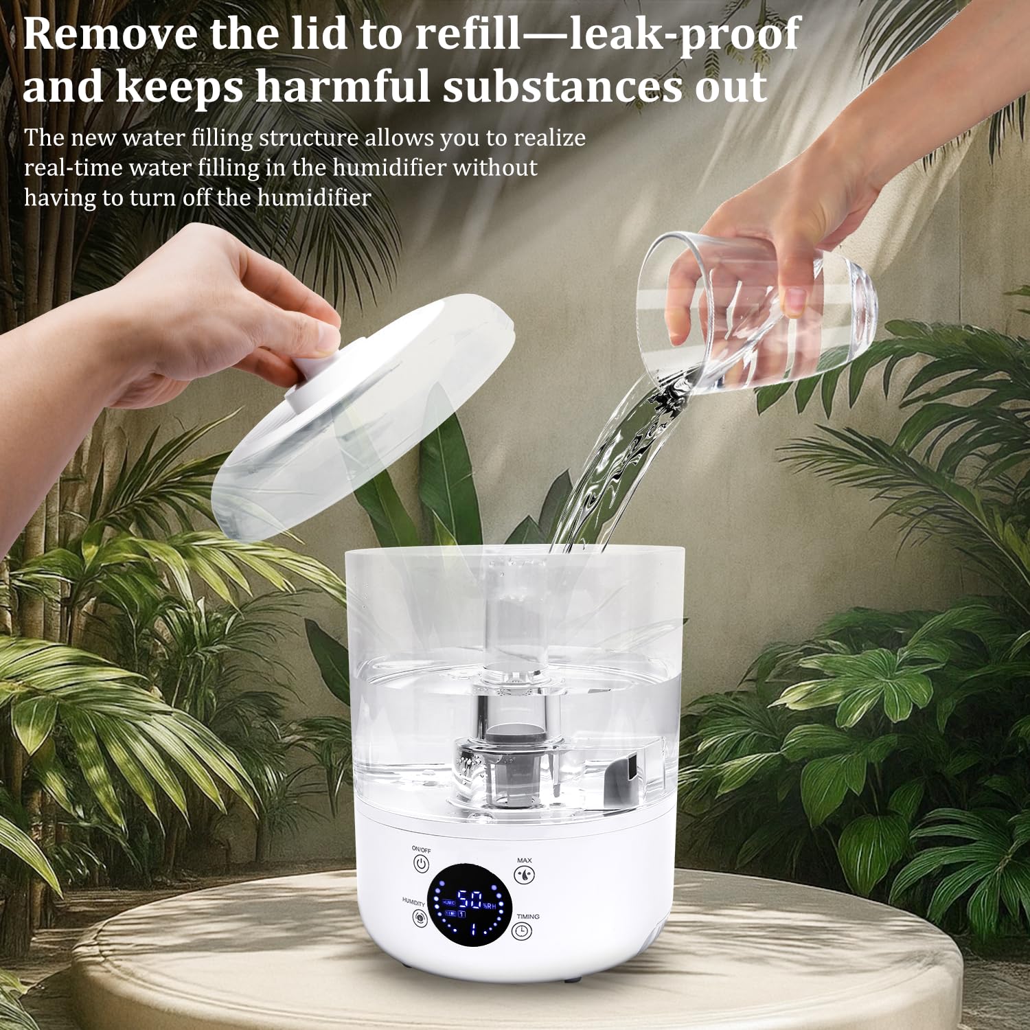 YINDUZ humidificador reptil temporizador para programar sesiones