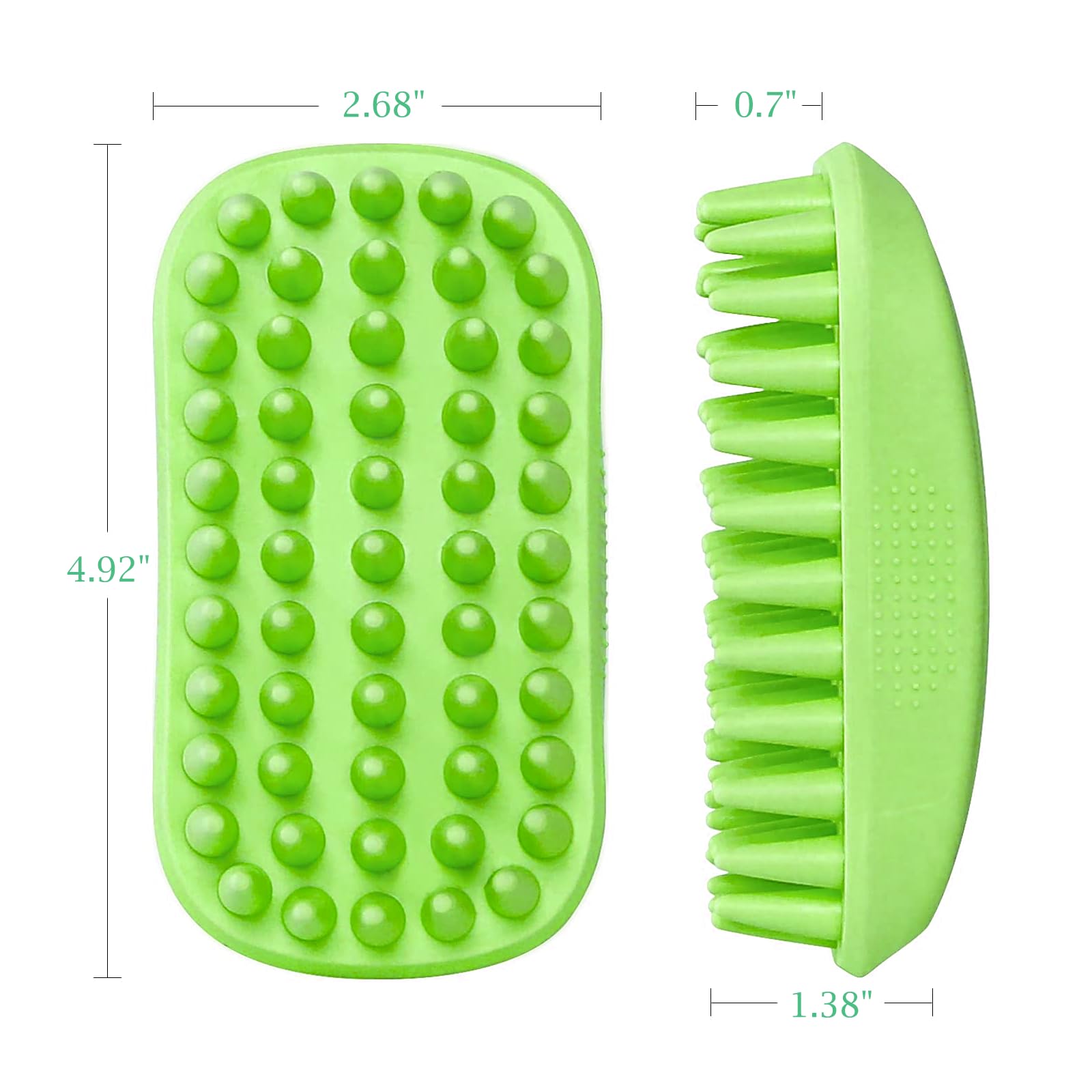 Cepillo para gatos y perros, ideal para deslanar durante el baño