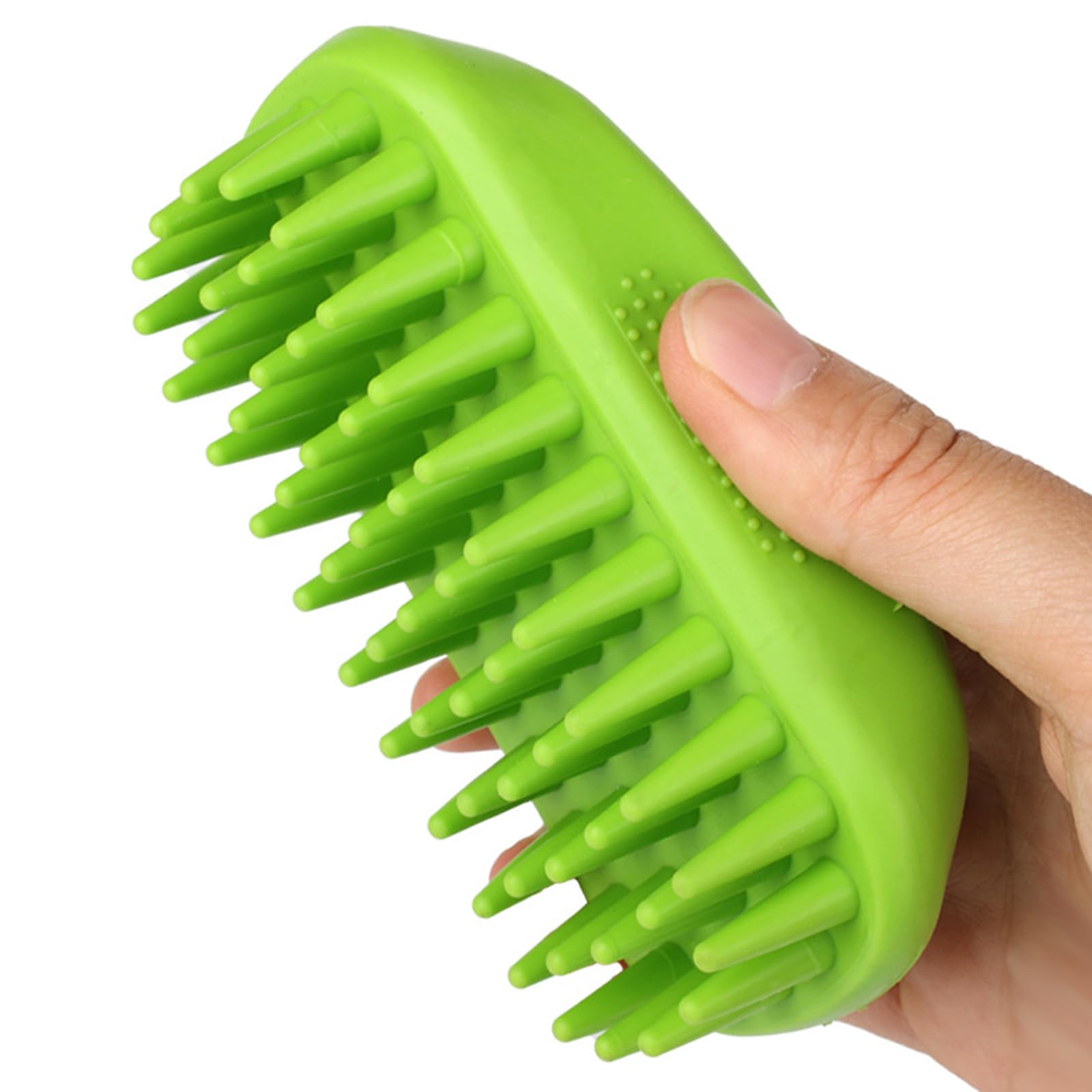 Cepillo de baño de silicona Yintoper para perros, masaje suave durante el lavado
