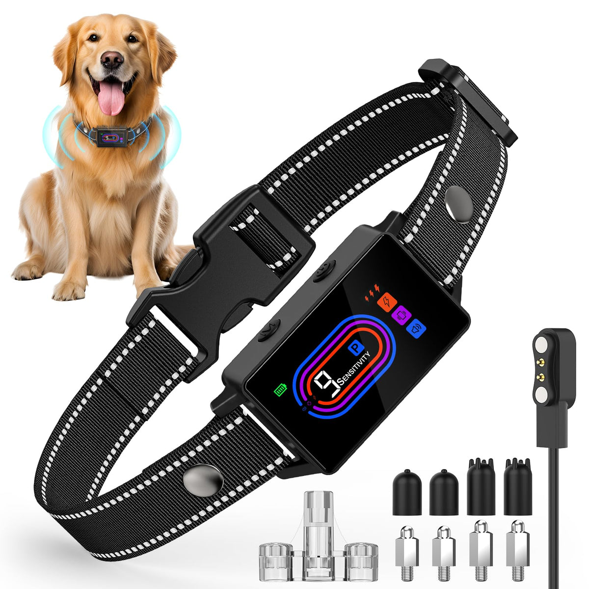 Yipilu collar anti-ladridos: selección de modos para entrenamiento personalizado