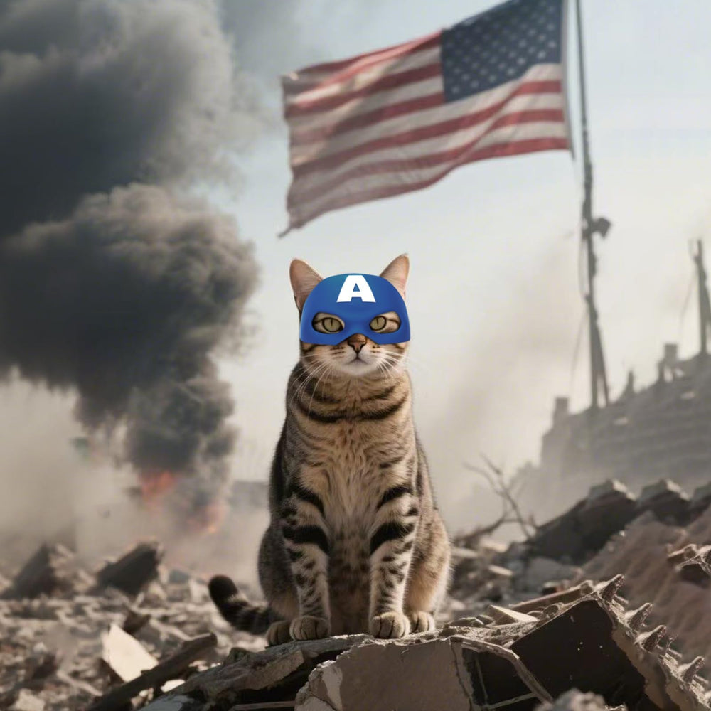 Yipintang máscara gato ajuste ligero para uso cómodo.