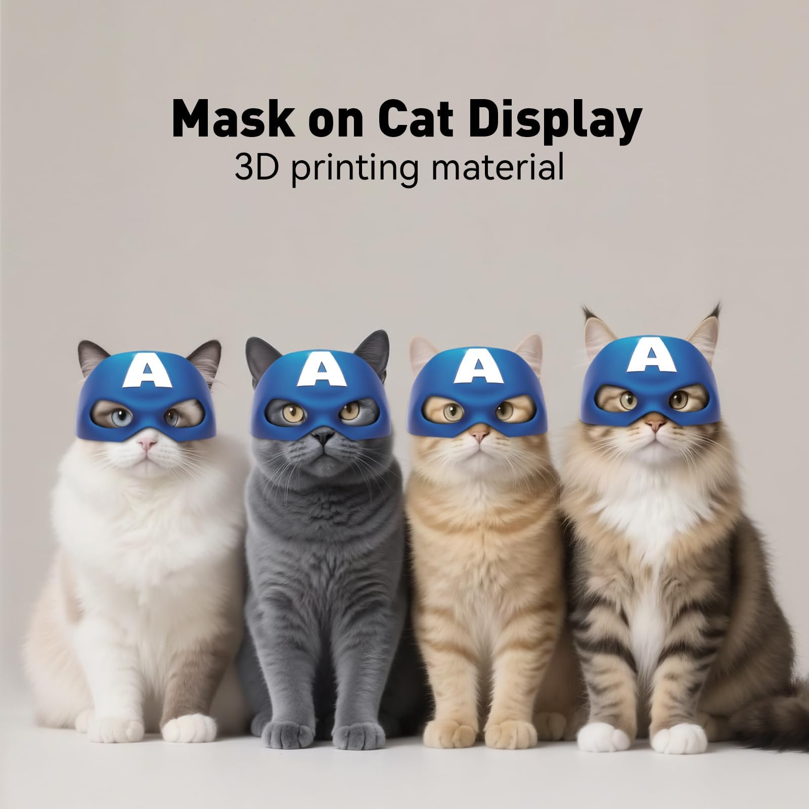 Yipintang máscara gato regalo perfecto para amantes de gatos.
