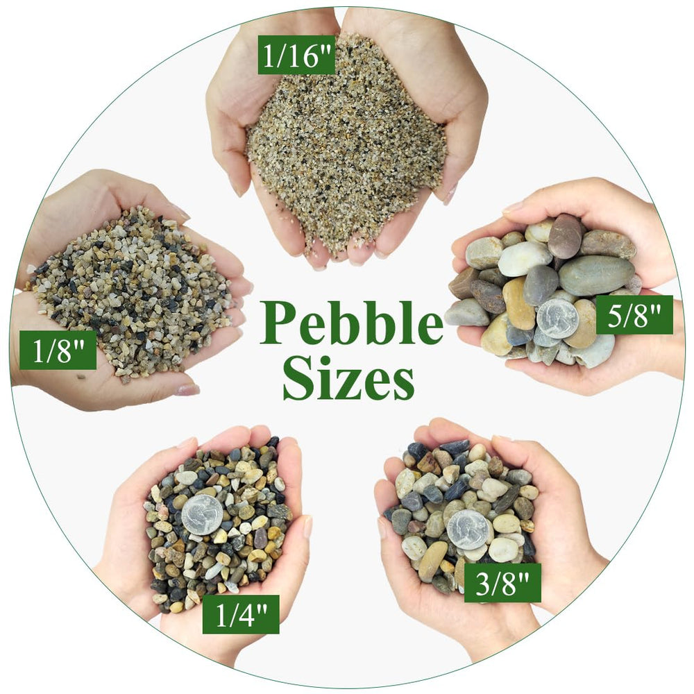 Piedras decorativas YISZM para plantas, acuario y jarrones, aporte estético.