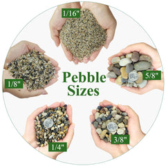 Piedras decorativas YISZM para plantas, acuario y jarrones, aporte estético.