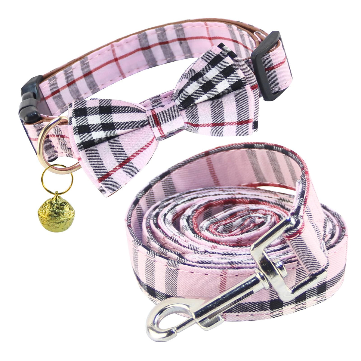 Collar con pajarita de Yizepet para perros, diseño elegante para paseos diarios