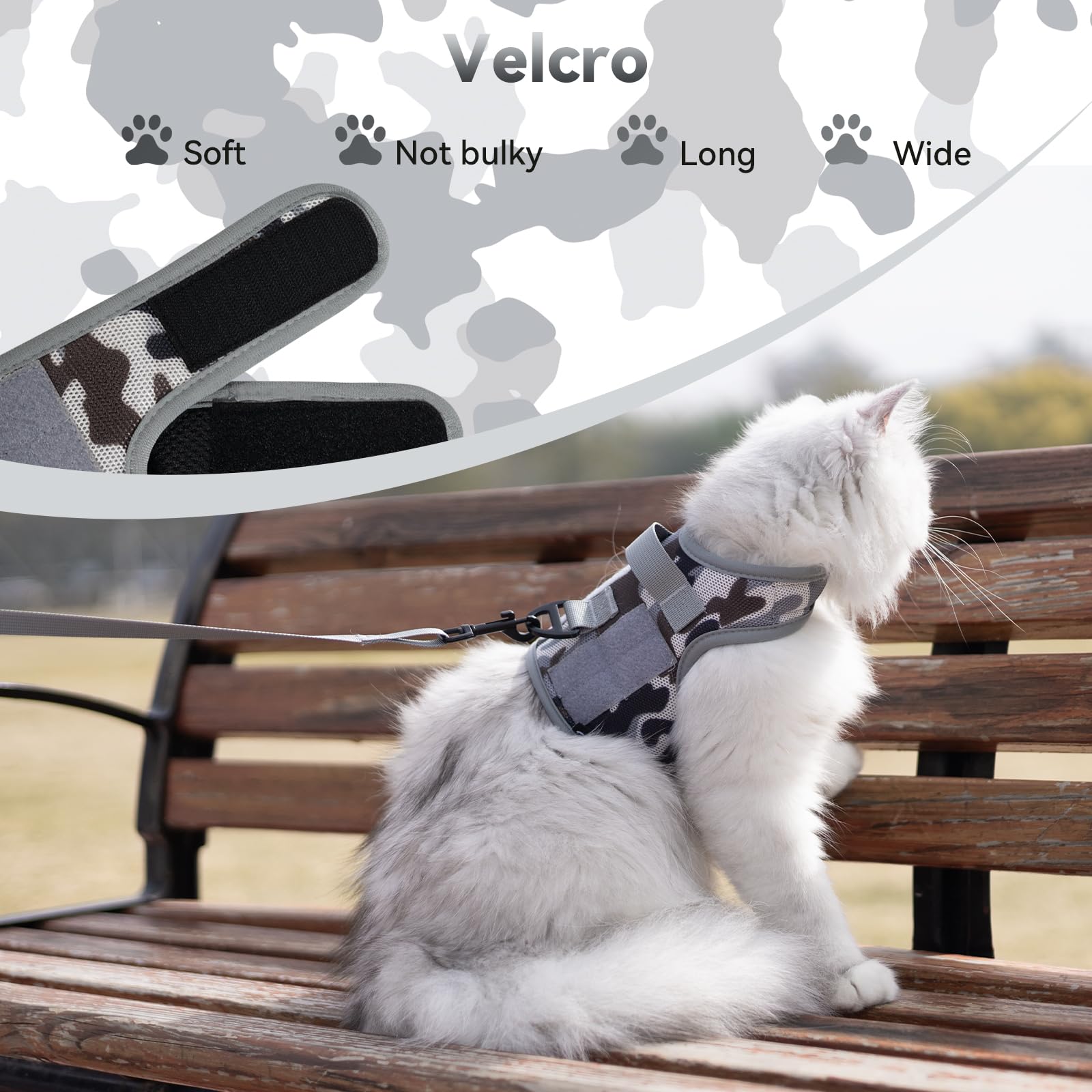 Arnés acolchado YIZHI MIAOW estilo moderno para paseos seguros