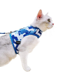 Arnés YIZHI MIAOW, ajuste cómodo para paseos con gatos.