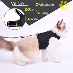 Arnés seguro con velcro de YIZHI MIAOW, fácil de ajustar.
