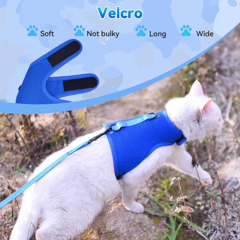 Cierre de velcro y gancho en arnés YIZHI MIAOW para gatos.