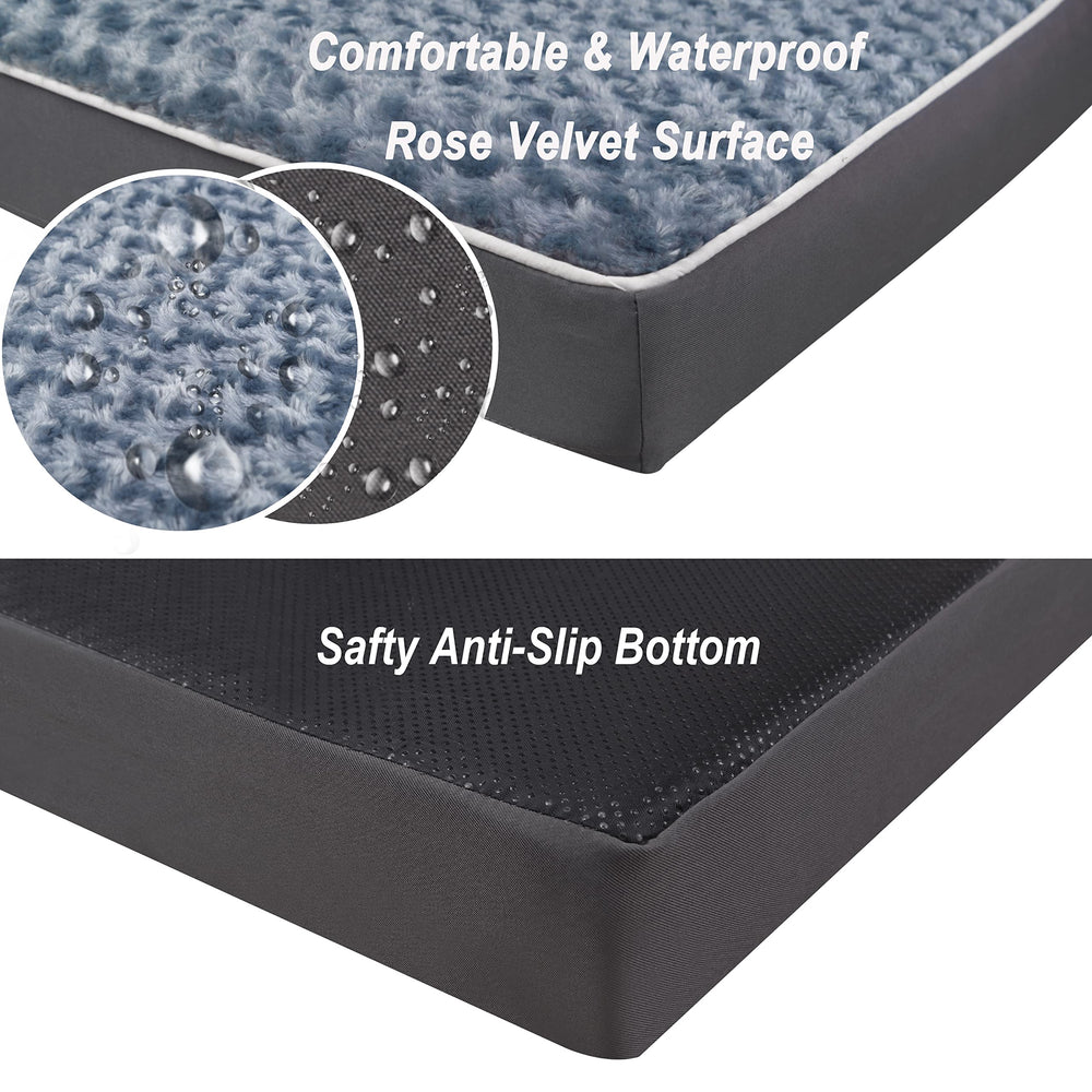 La cama YIZHUOPET está disponible en varias tallas para perros grandes y medianos.