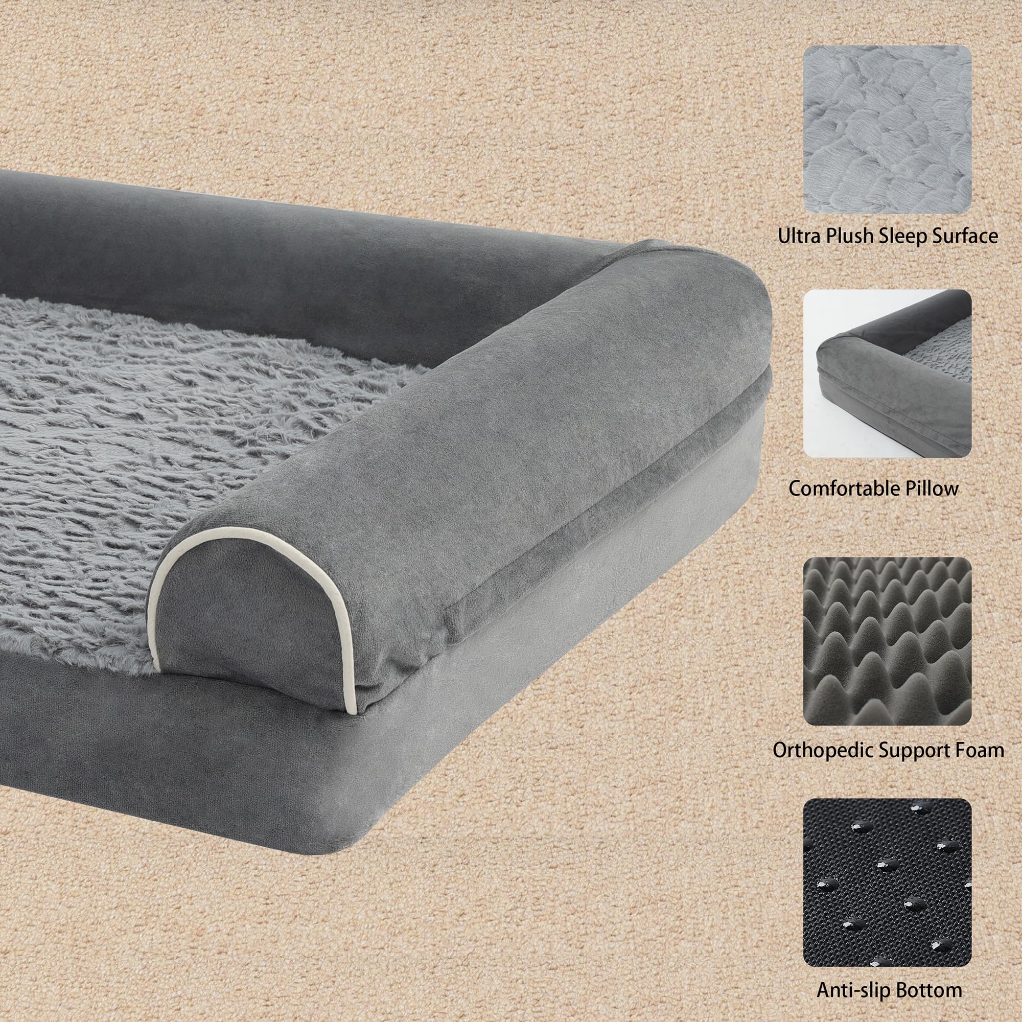 Funda removible de la cama para perro