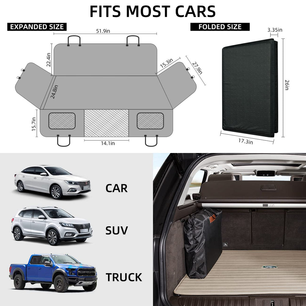 YJGF ajuste universal para asientos, compatible con la mayoría de coches y camionetas.
