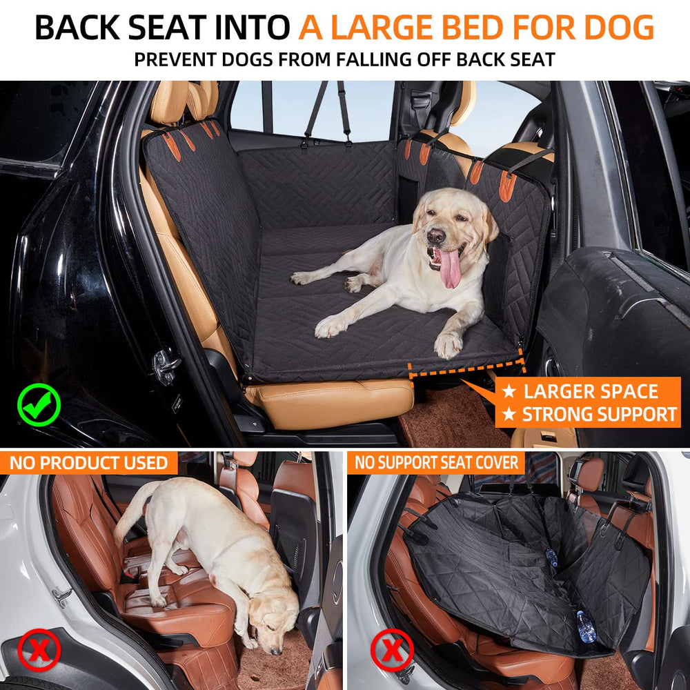 YJGF cubierta asiento trasero para perros, protección impermeable y fácil de limpiar.