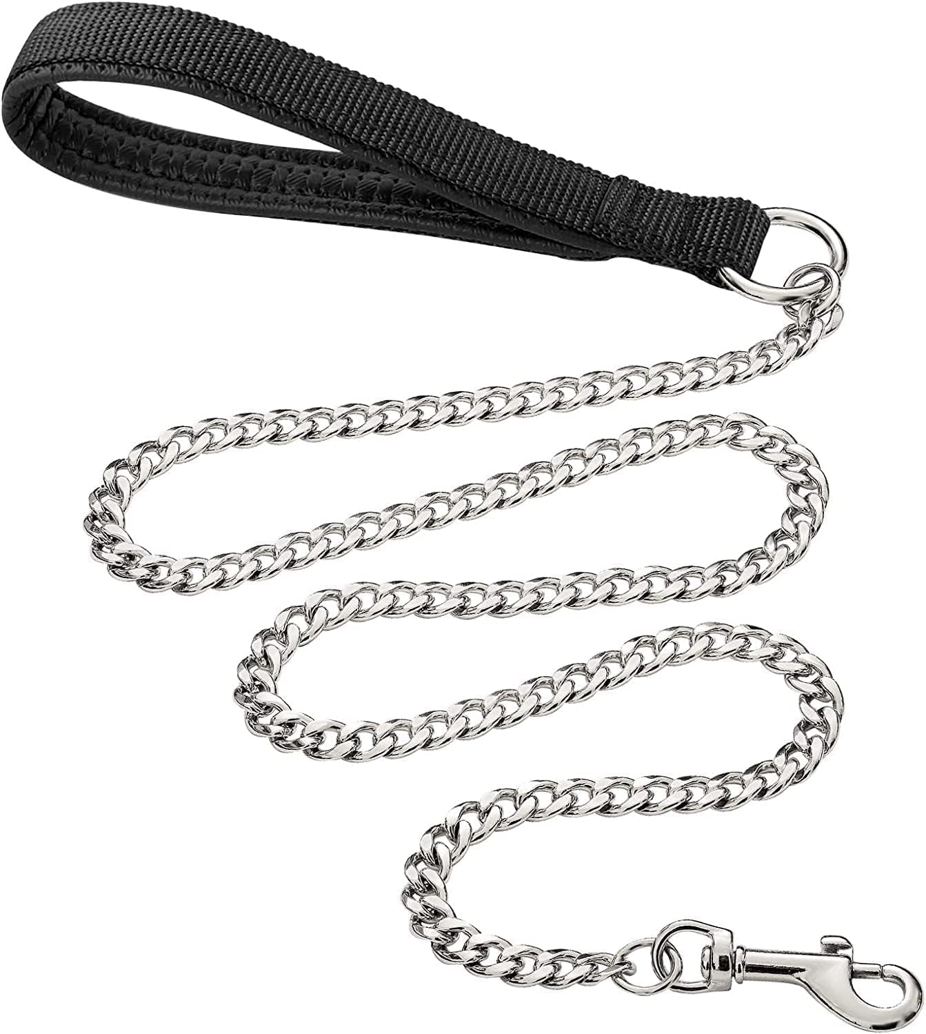 YKISIL: cadena de perro con mango cómodo para paseos diarios.