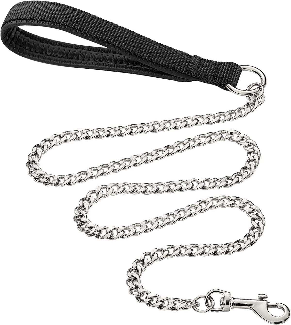 YKISIL: cadena de perro con mango cómodo para paseos diarios.