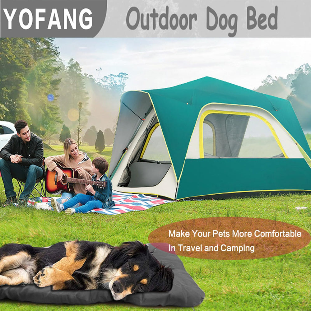 Cama YOFANG con base antideslizante y ripstop, estabilidad al colocar.
