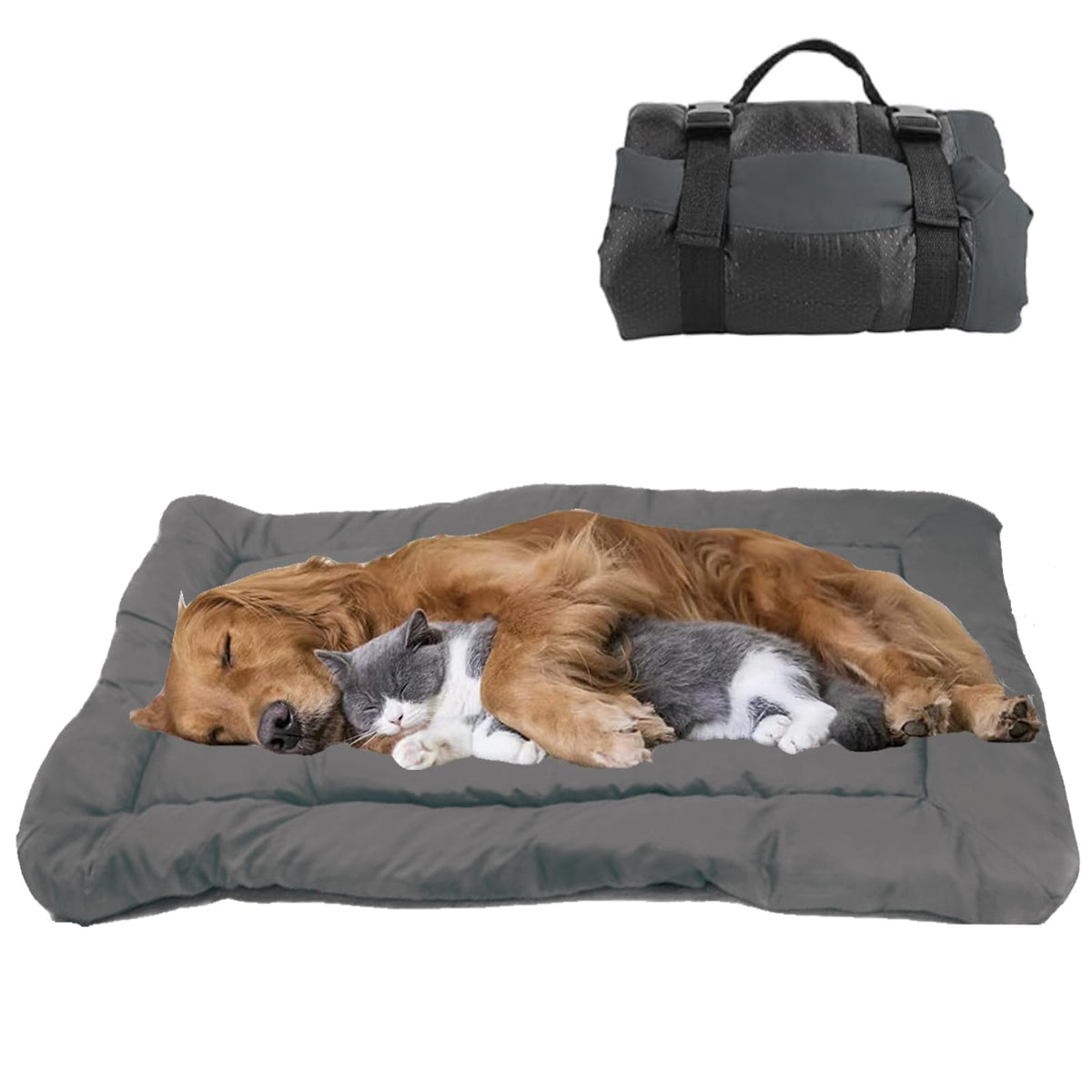Cama para perros YOFANG exterior portátil impermeable, ideal para camping.