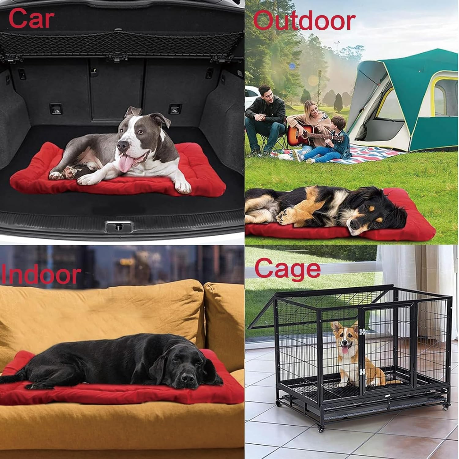 Cama para camping YOFANG, ideal para perros grandes y medianos.