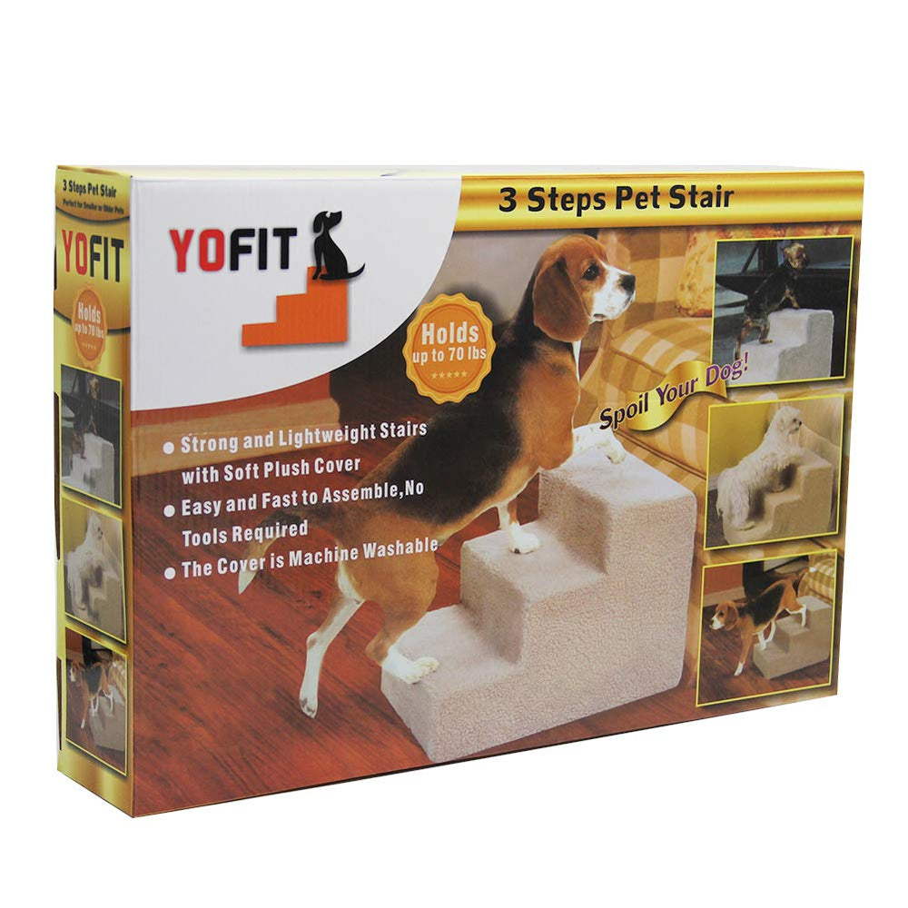 YOFIT Doggy Steps diseño apto para mascotas pequeñas y medianas