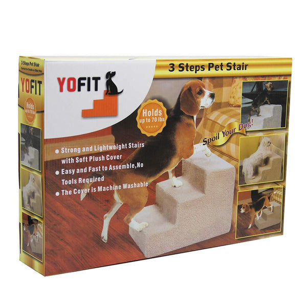 YOFIT Doggy Steps diseño apto para mascotas pequeñas y medianas