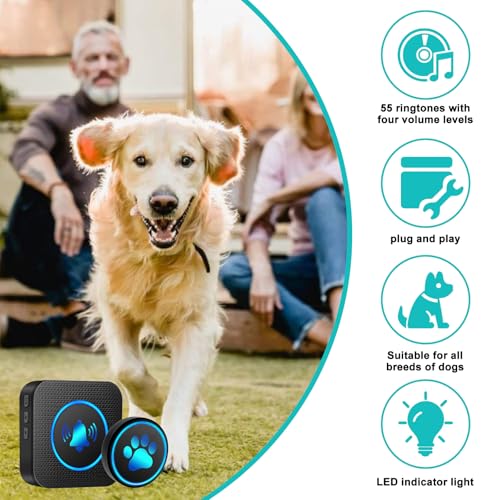 Timbre táctil de Yoiilifee para perros, activación suave.