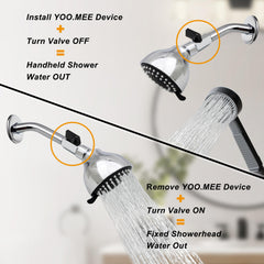 YOO.MEE manguera flexible para ducha mascotas, manejo cómodo.