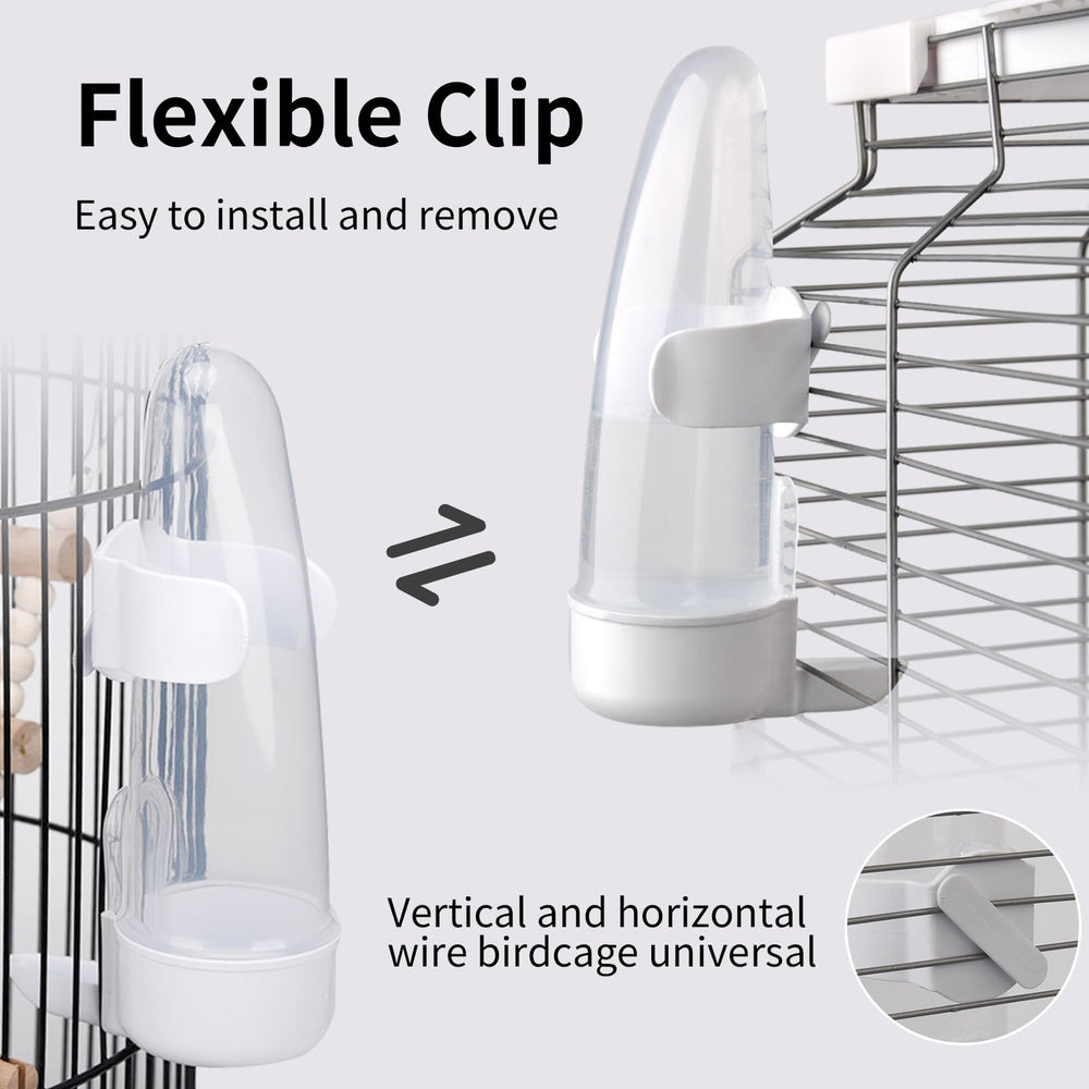 YOOSO WING capacidad 200 ml para aves pequeñas, ideal para canarios.