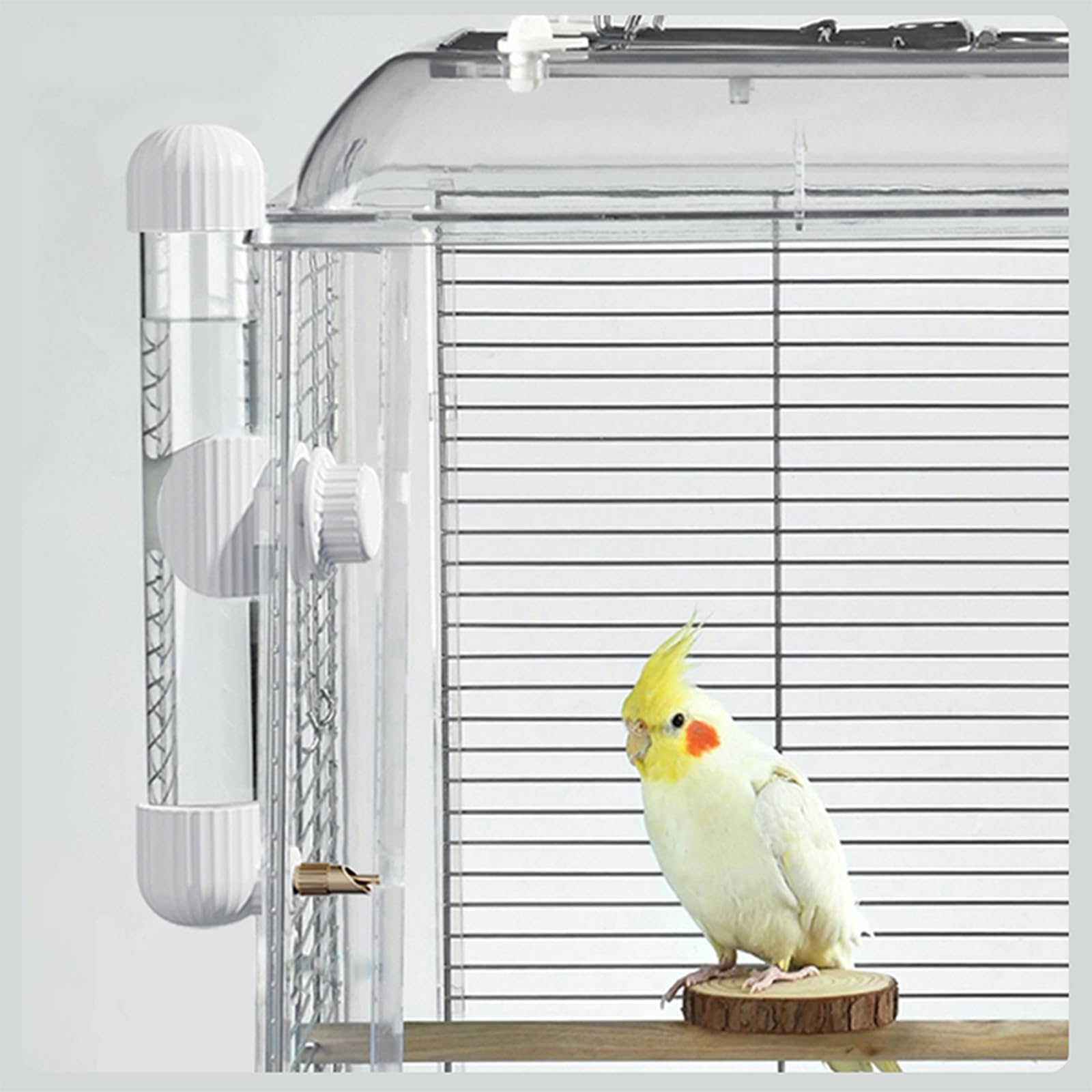 YOOSO WING dispensador-agua-aves-dos-tamanos, ideal para aves pequeñas y medianas